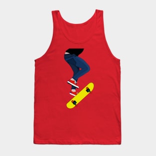 Trick With a Skateboard Tank Top